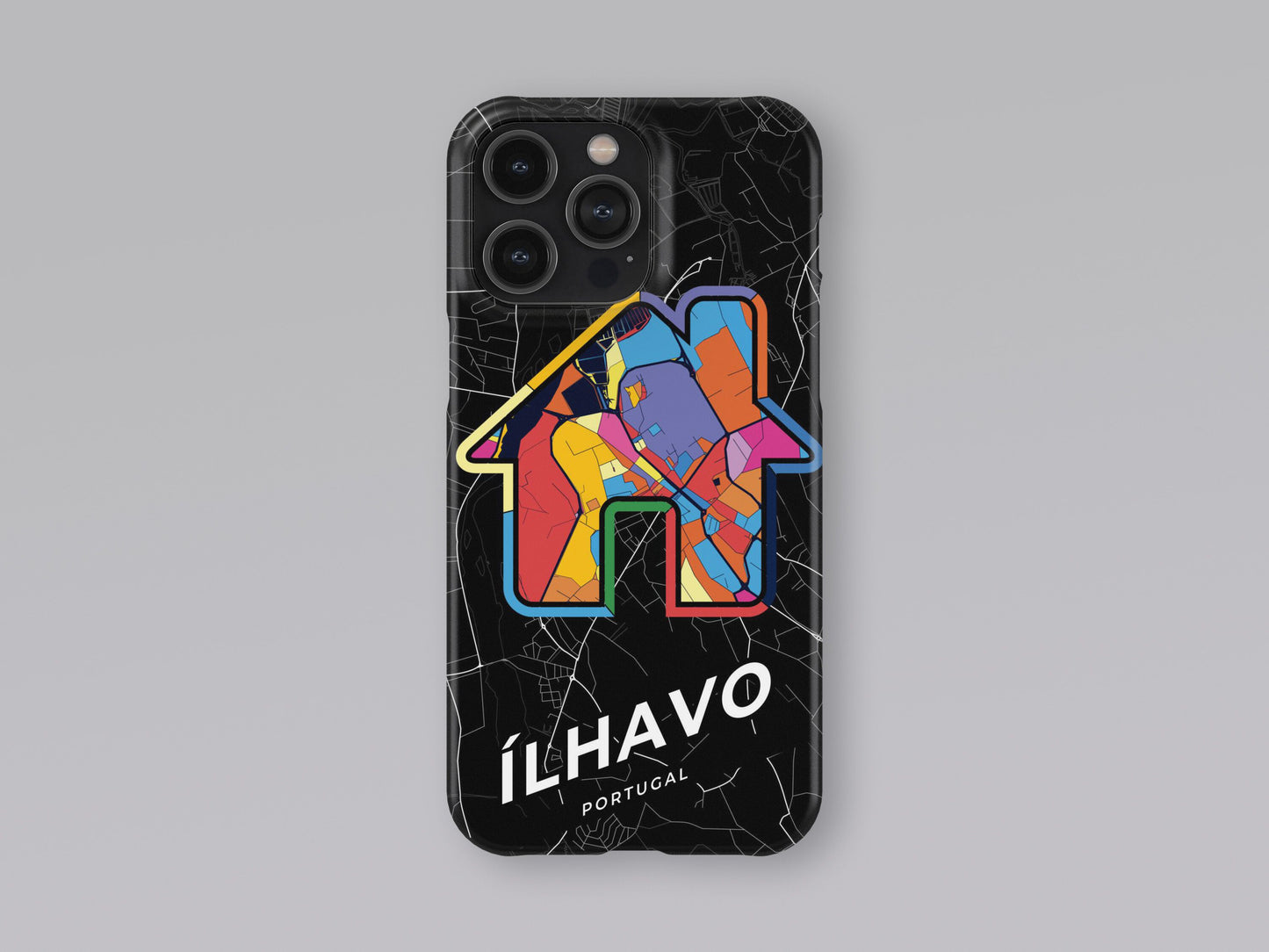 Ílhavo Portugal slim phone case with colorful icon. Birthday, wedding or housewarming gift. Couple match cases. 3