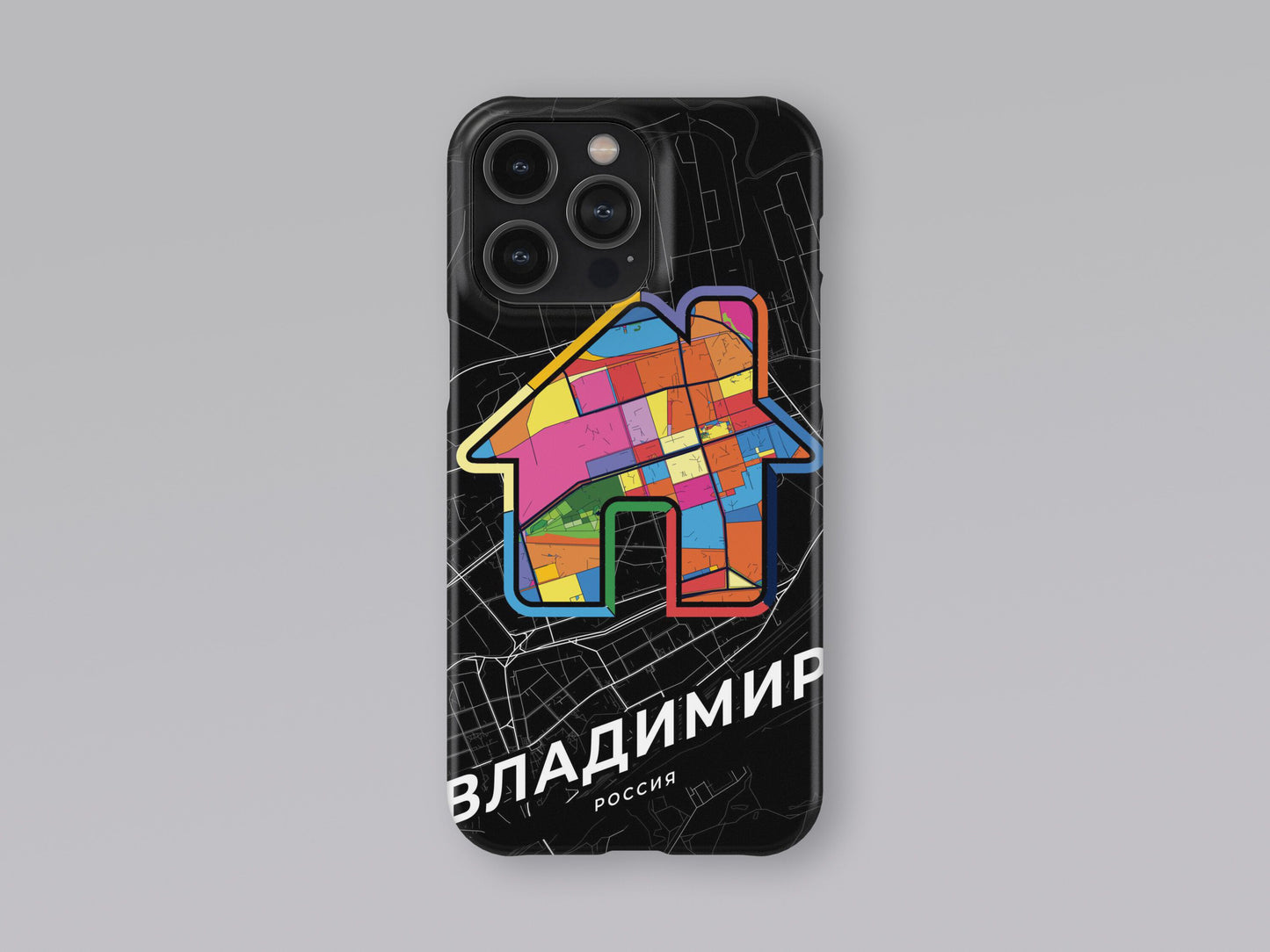 Vladimir Russia slim phone case with colorful icon 3