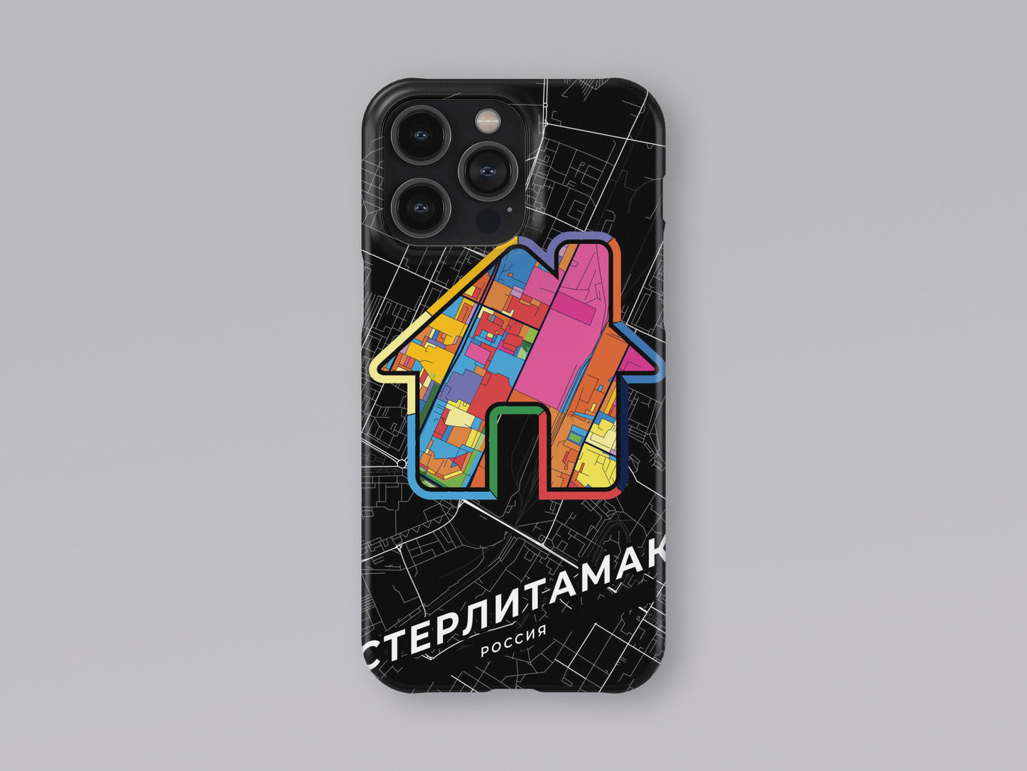 Sterlitamak Russia slim phone case with colorful icon 3