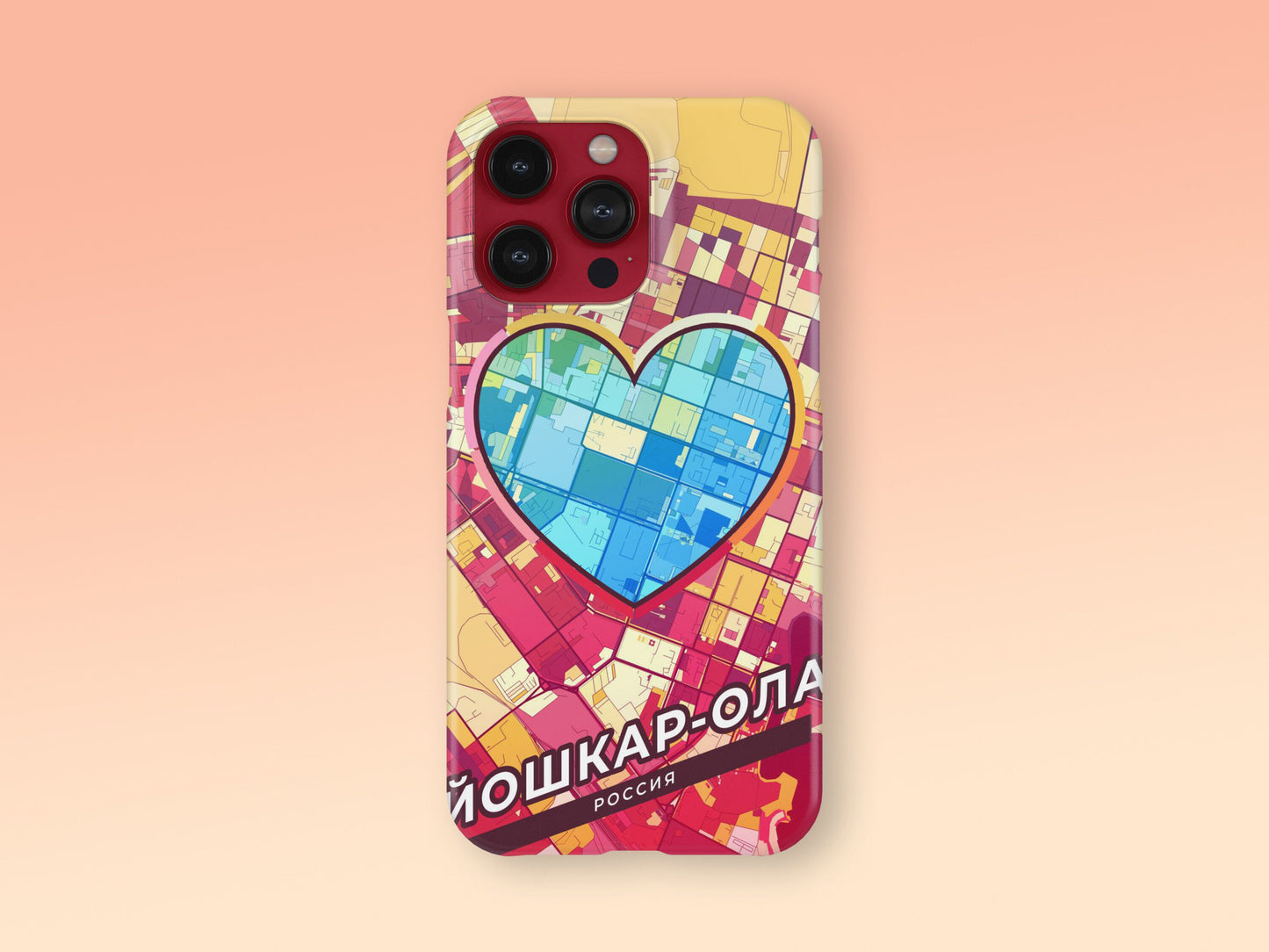 Yoshkar-Ola Russia slim phone case with colorful icon 2