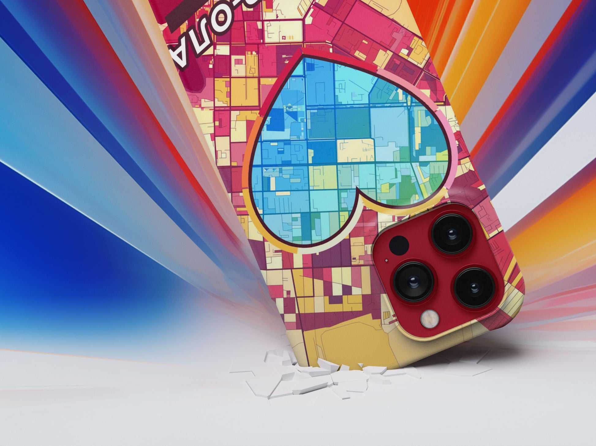 Yoshkar-Ola Russia slim phone case with colorful icon