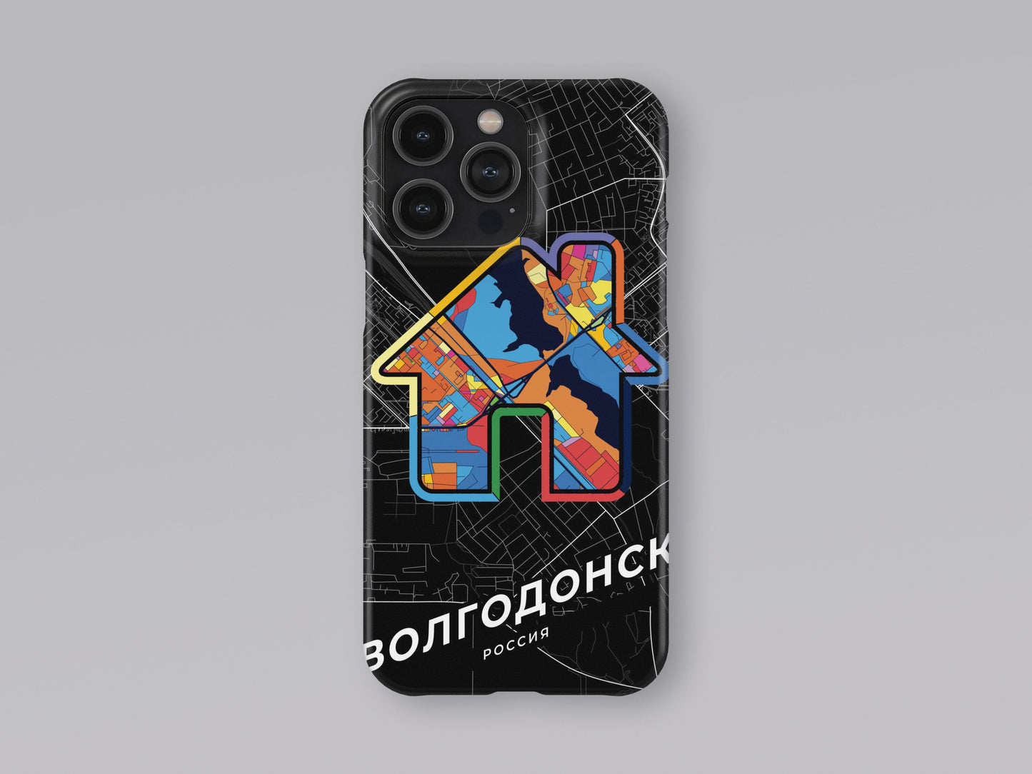 Volgodonsk Russia slim phone case with colorful icon 3