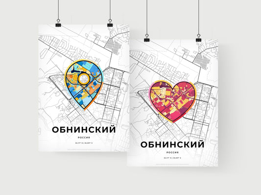 Obninsk Russia art print for couples