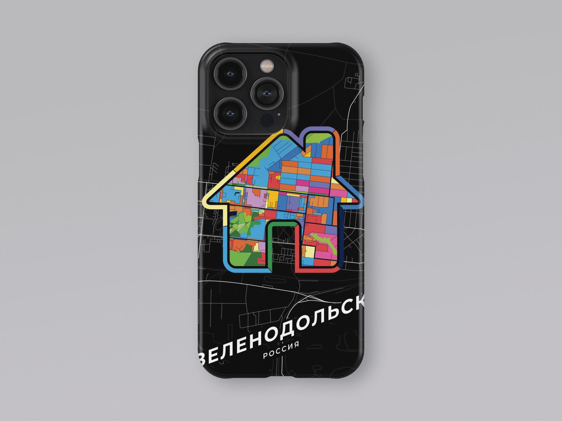 Zelenodolsk Russia slim phone case with colorful icon 3