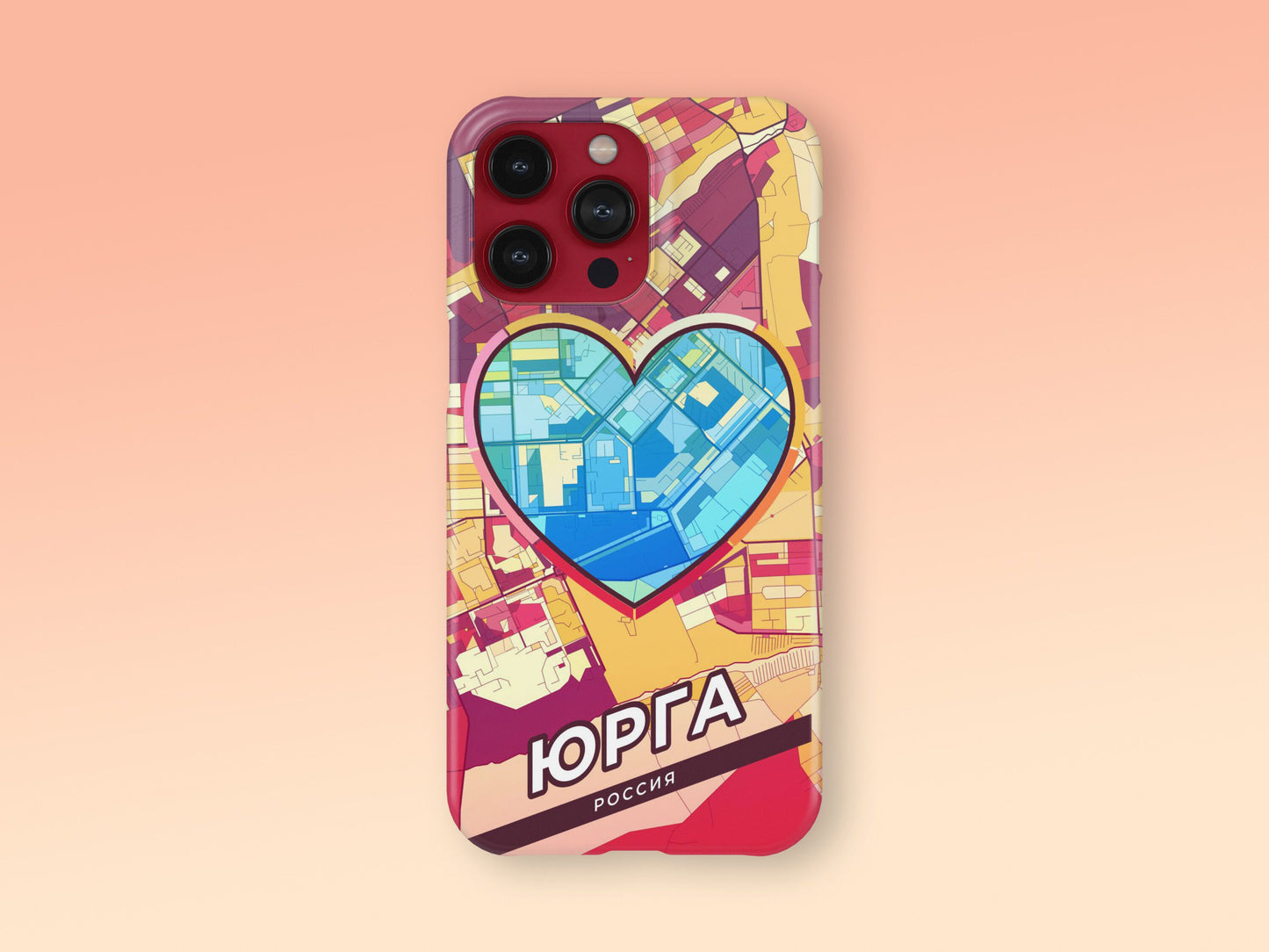 Yurga Russia slim phone case with colorful icon 2