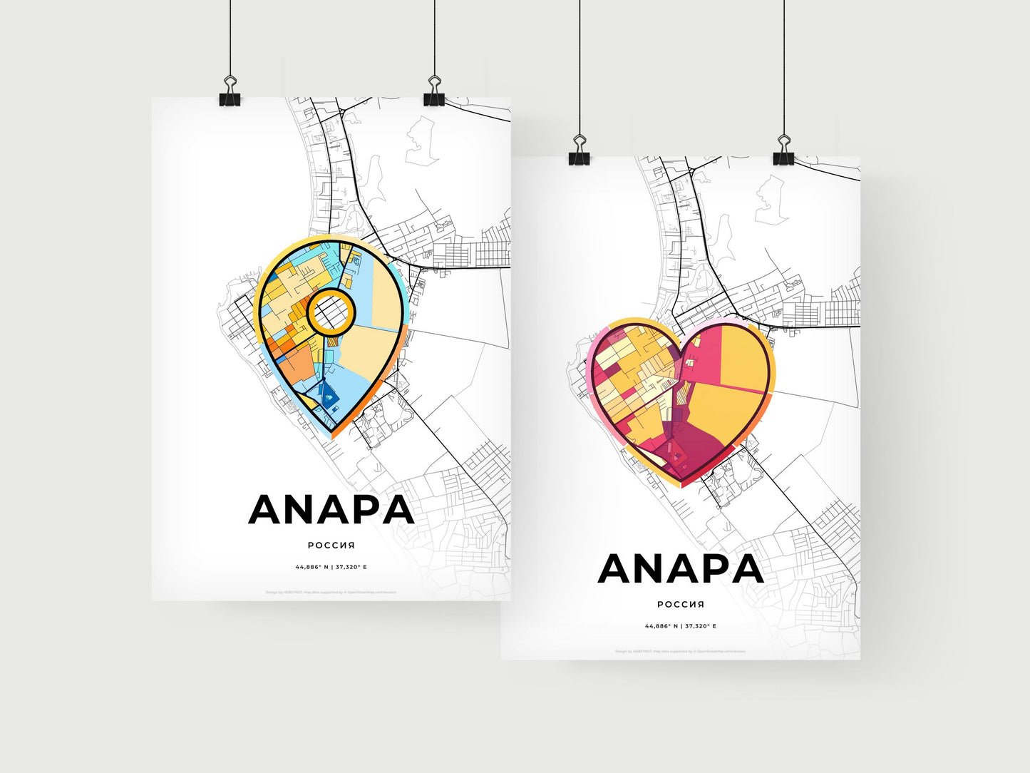 Anapa Russia art print for couples