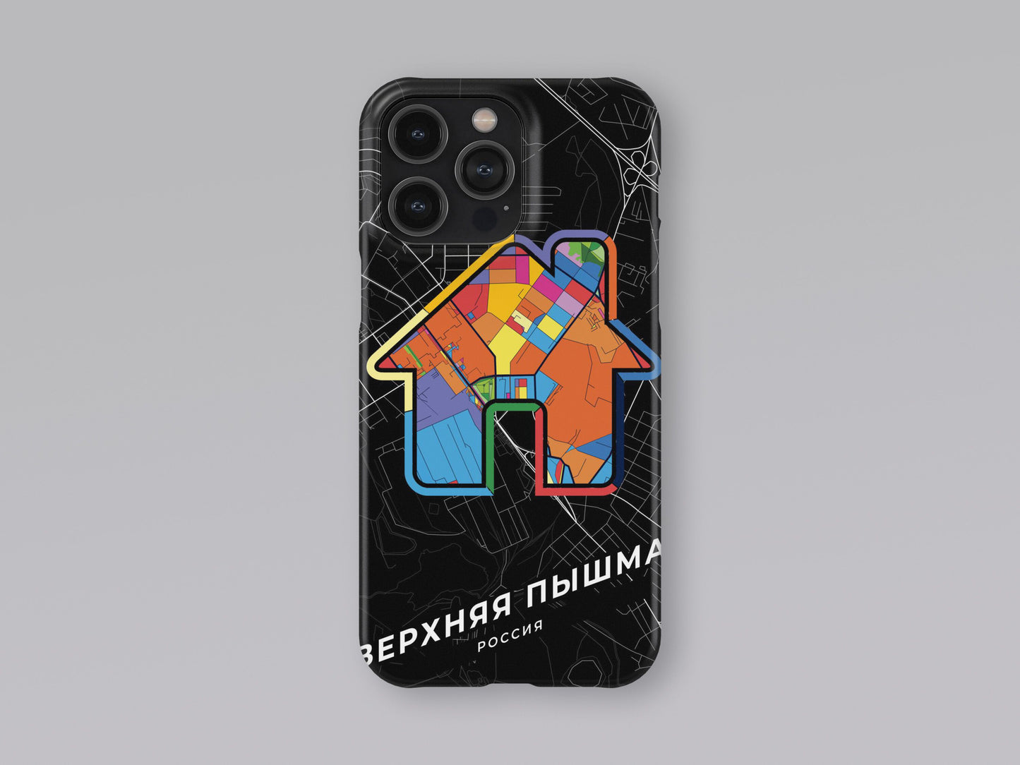 Verkhnyaya Pyshma Russia slim phone case with colorful icon 3
