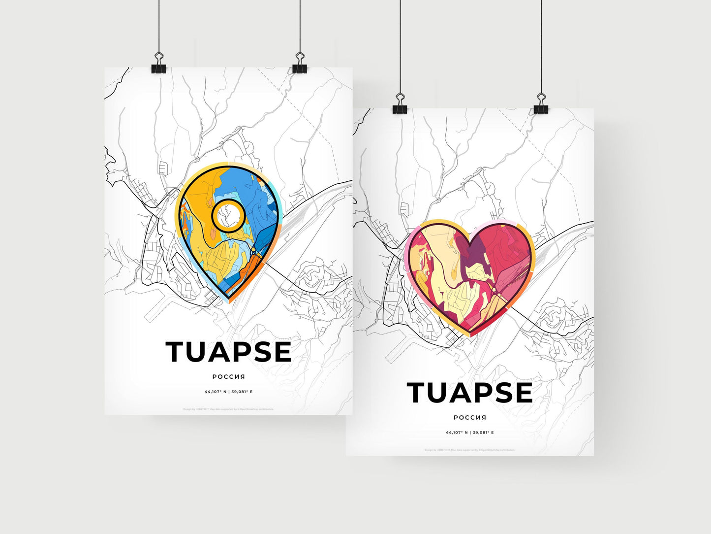 Tuapse Russia art print for couples