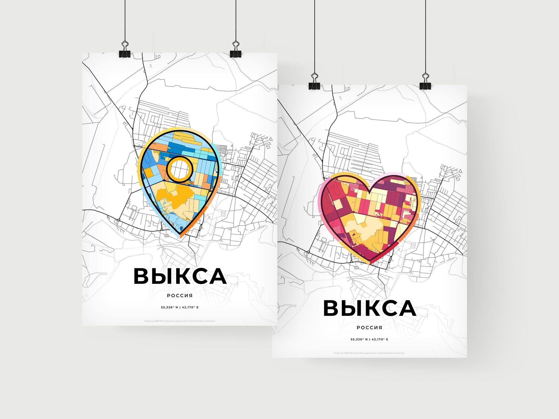 Vyksa Russia art print for couples