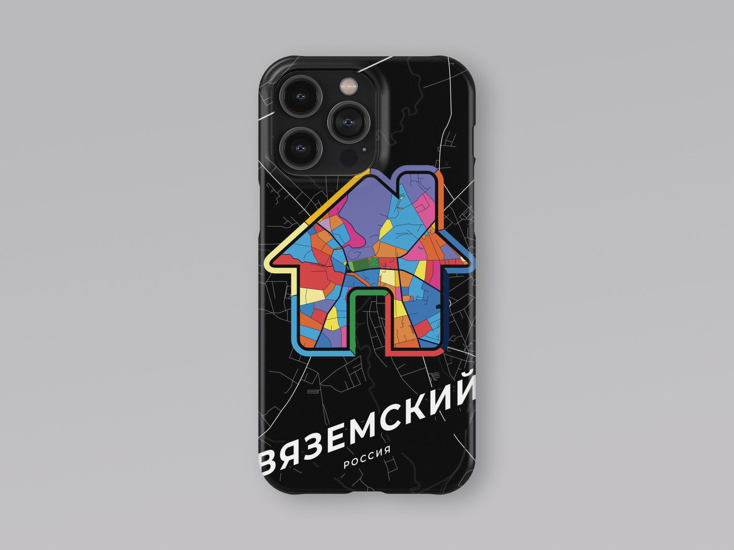 Vyazma Russia slim phone case with colorful icon 3