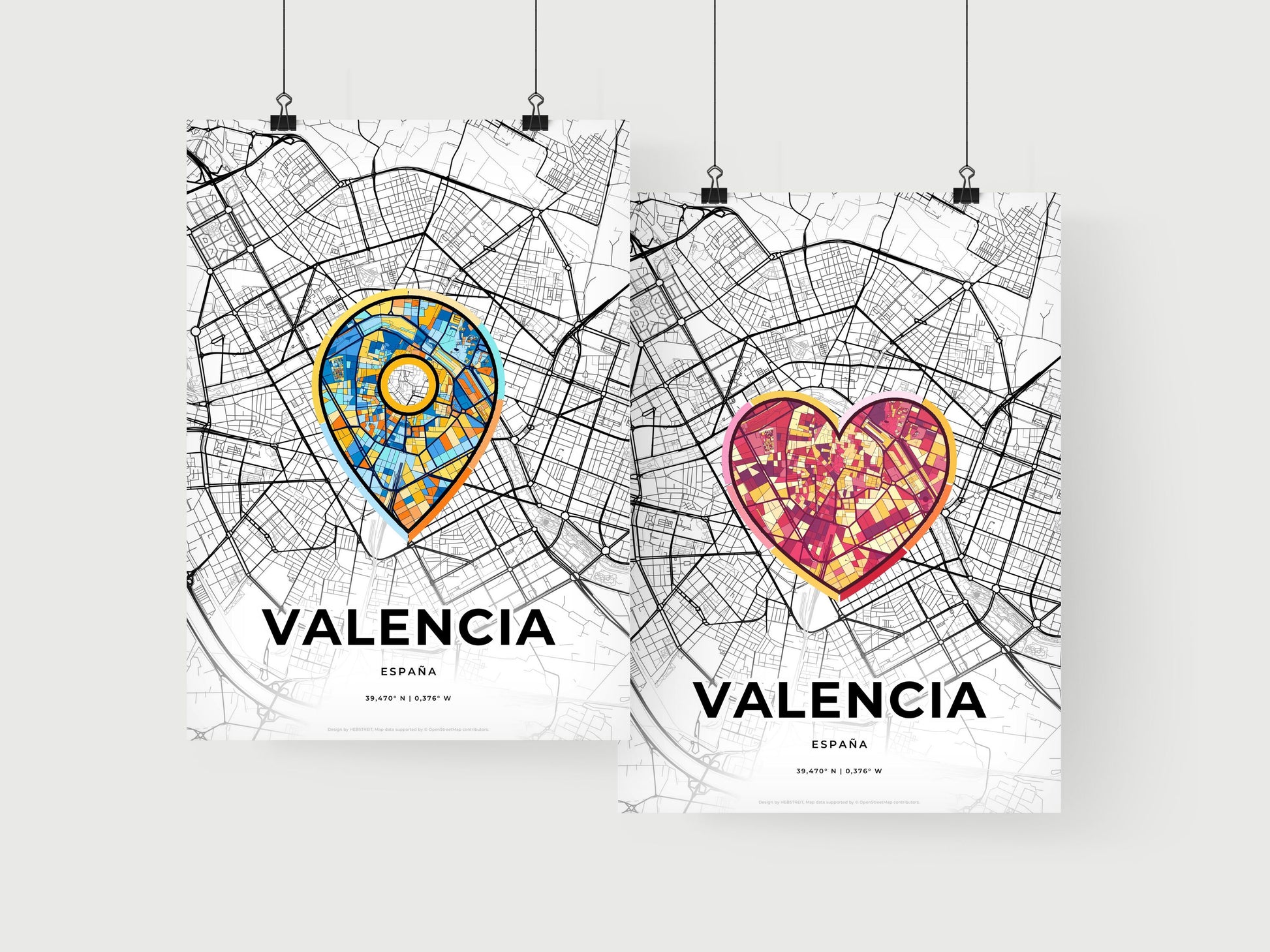 Valencia Spain art print for couples