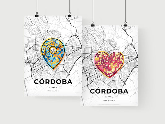 Córdoba Spain art print for couples