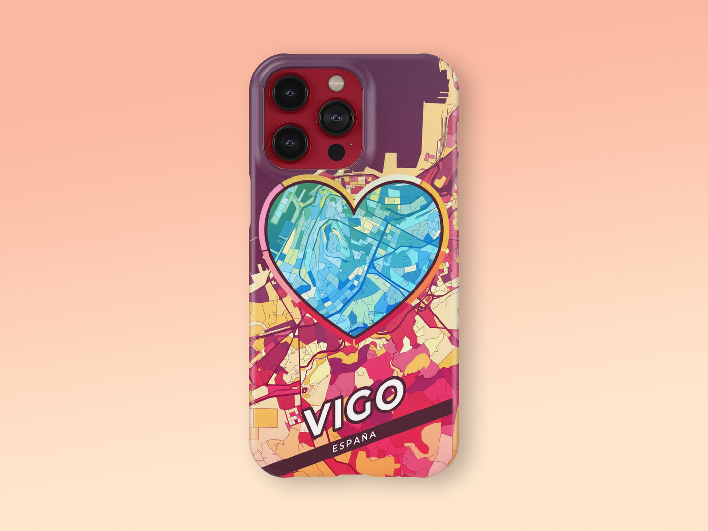 Vigo Spain slim phone case with colorful icon 2