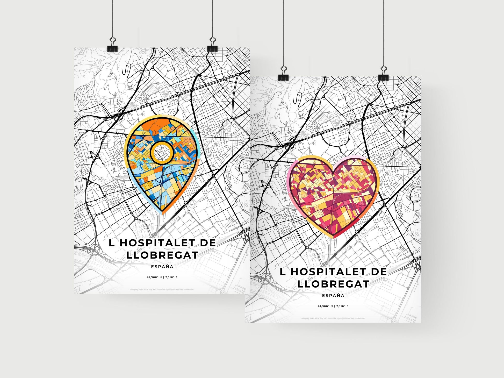 L Hospitalet De Llobregat Spain art print for couples