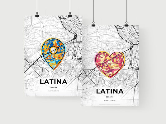 Latina Spain art print for couples