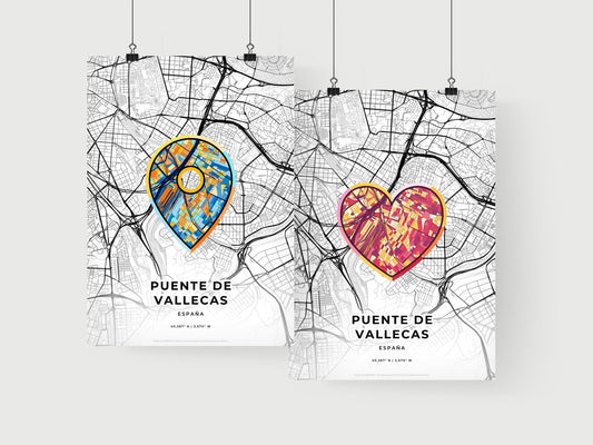 Puente De Vallecas Spain art print for couples