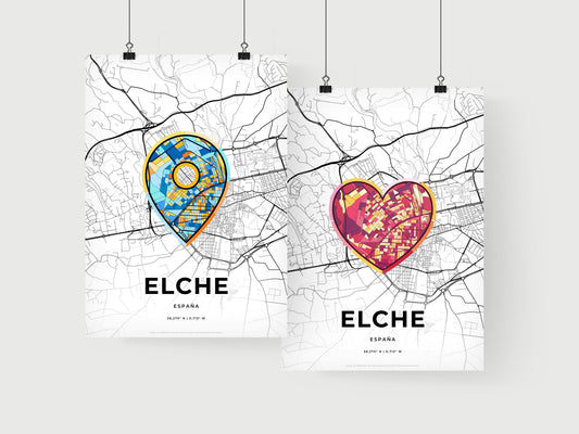 Elche Spain art print for couples