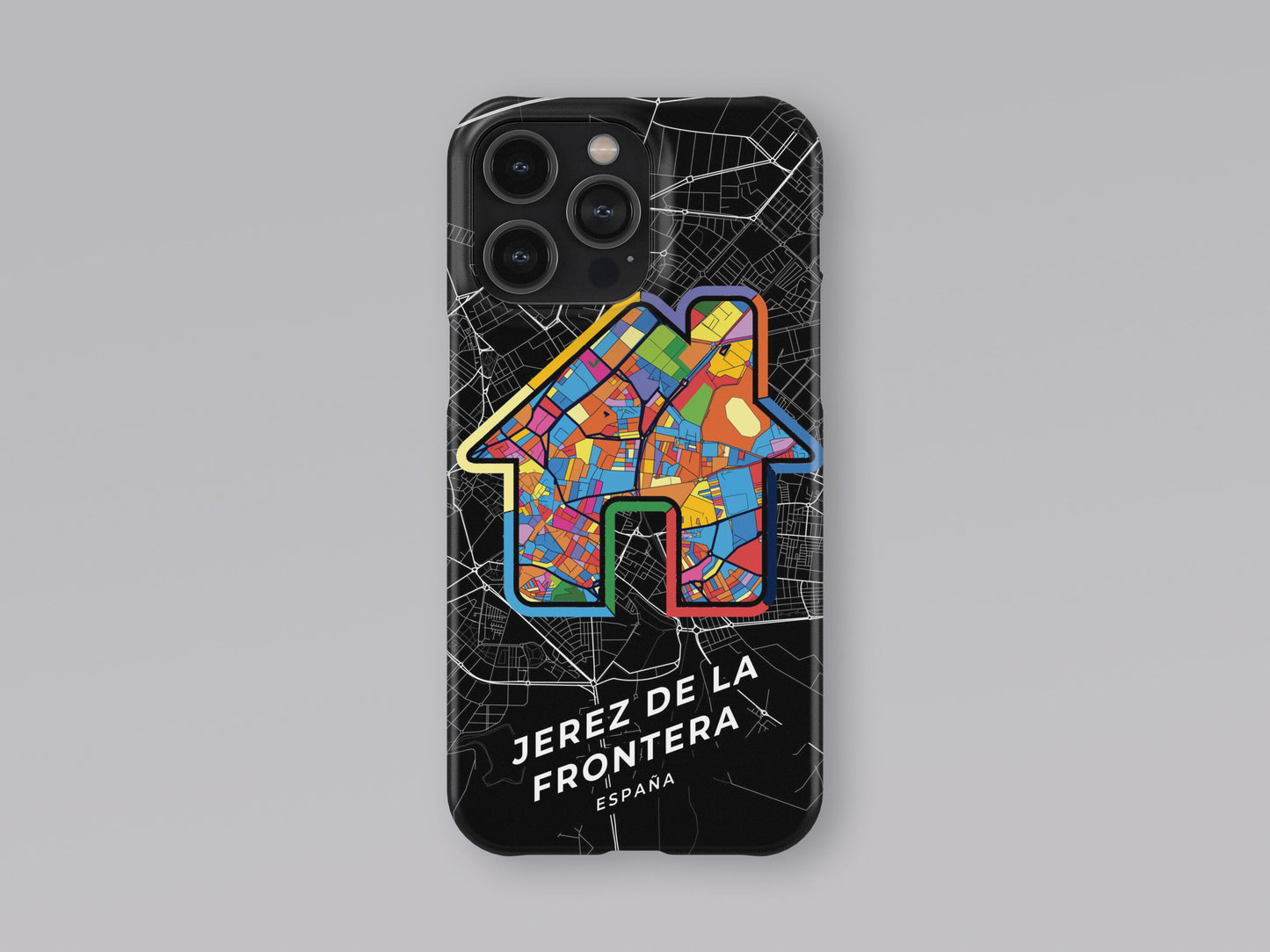 Jerez De La Frontera Spain slim phone case with colorful icon. Birthday, wedding or housewarming gift. Couple match cases. 3