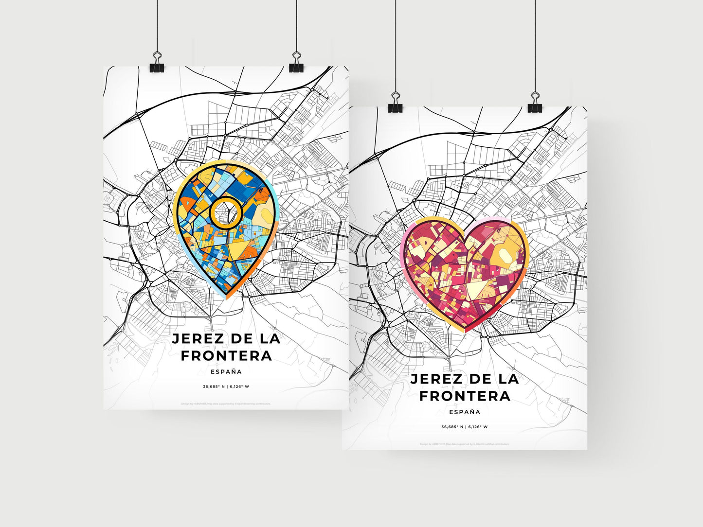 Jerez De La Frontera Spain art print for couples