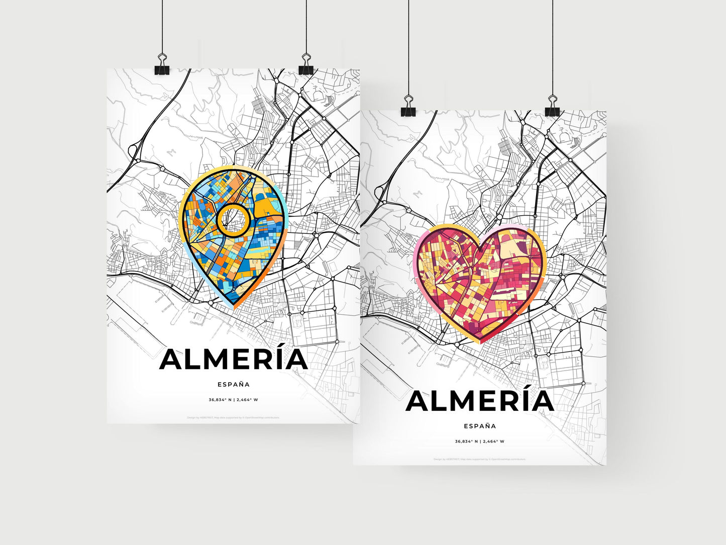 Almería Spain art print for couples