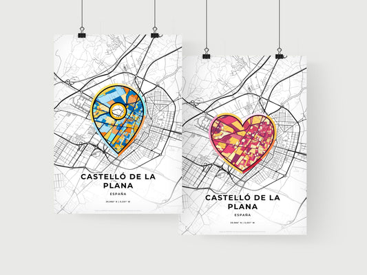Castelló De La Plana Spain art print for couples