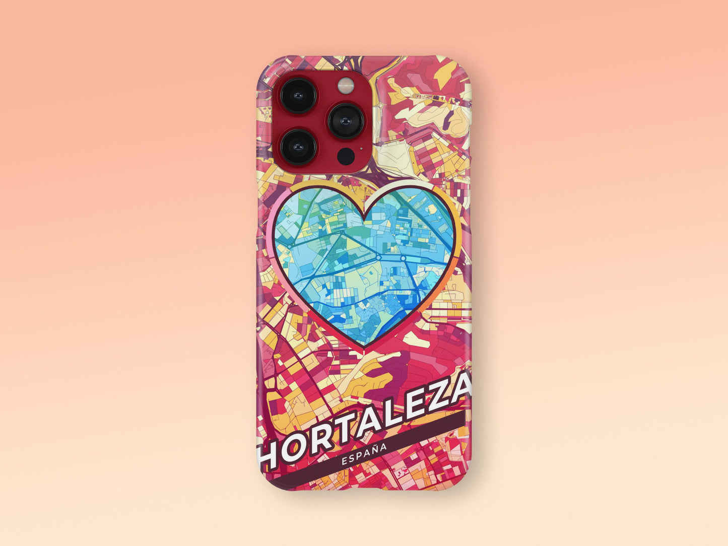 Hortaleza Spain slim phone case with colorful icon. Birthday, wedding or housewarming gift. Couple match cases. 2