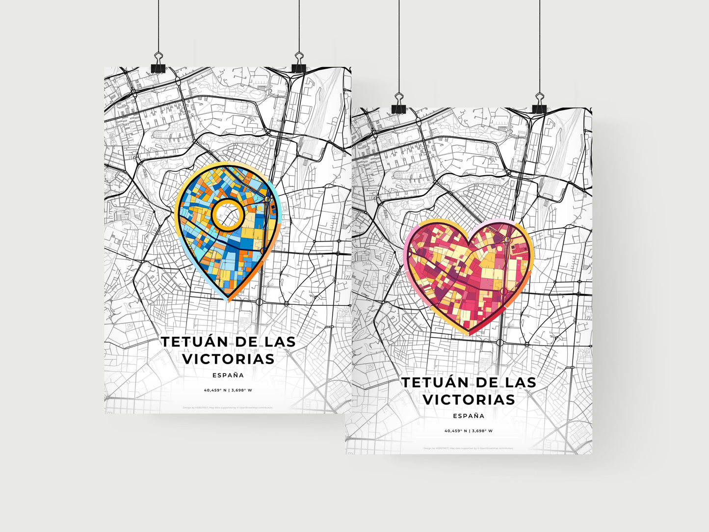 Tetuán De Las Victorias Spain art print for couples