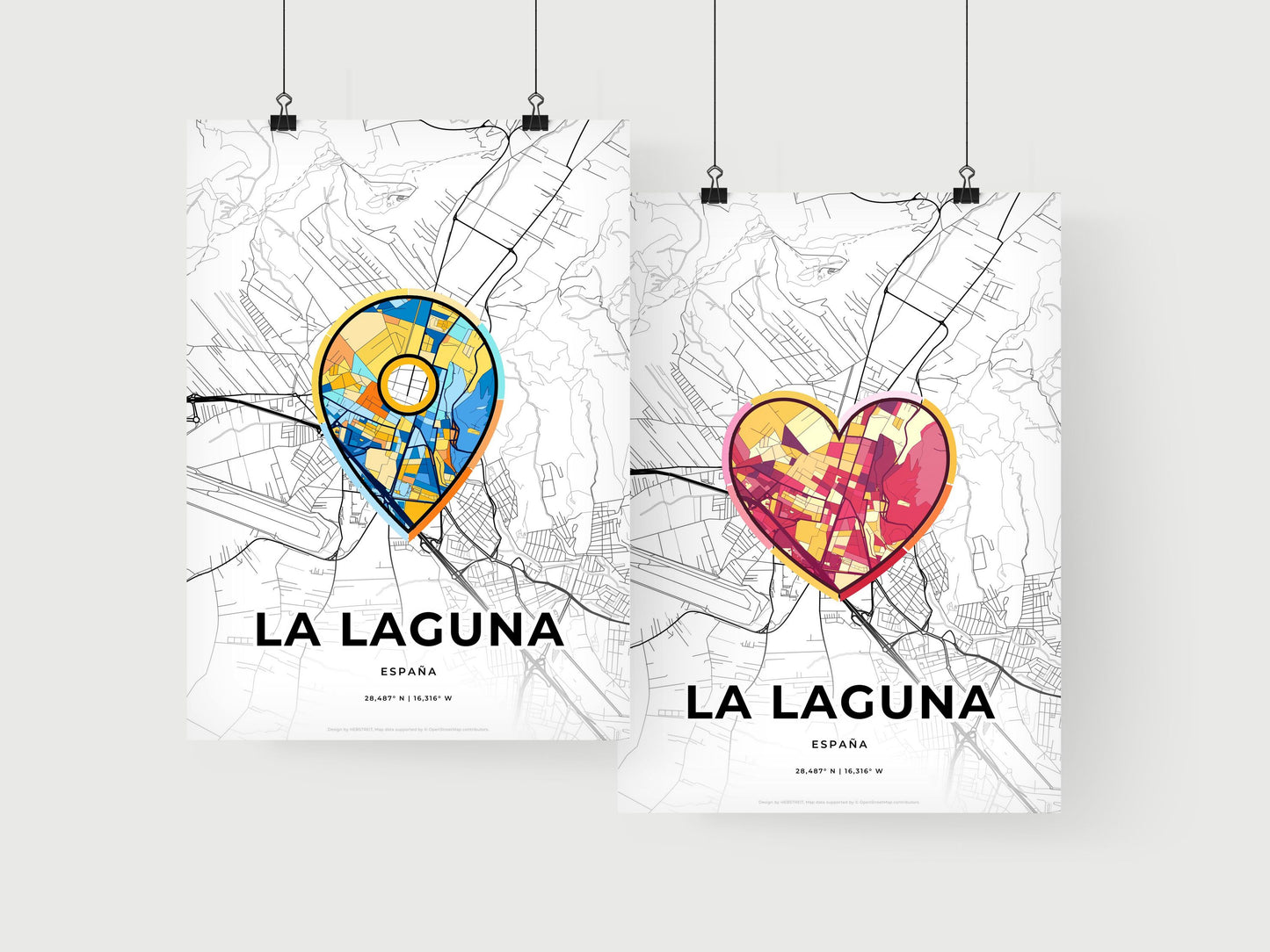 La Laguna Spain art print for couples