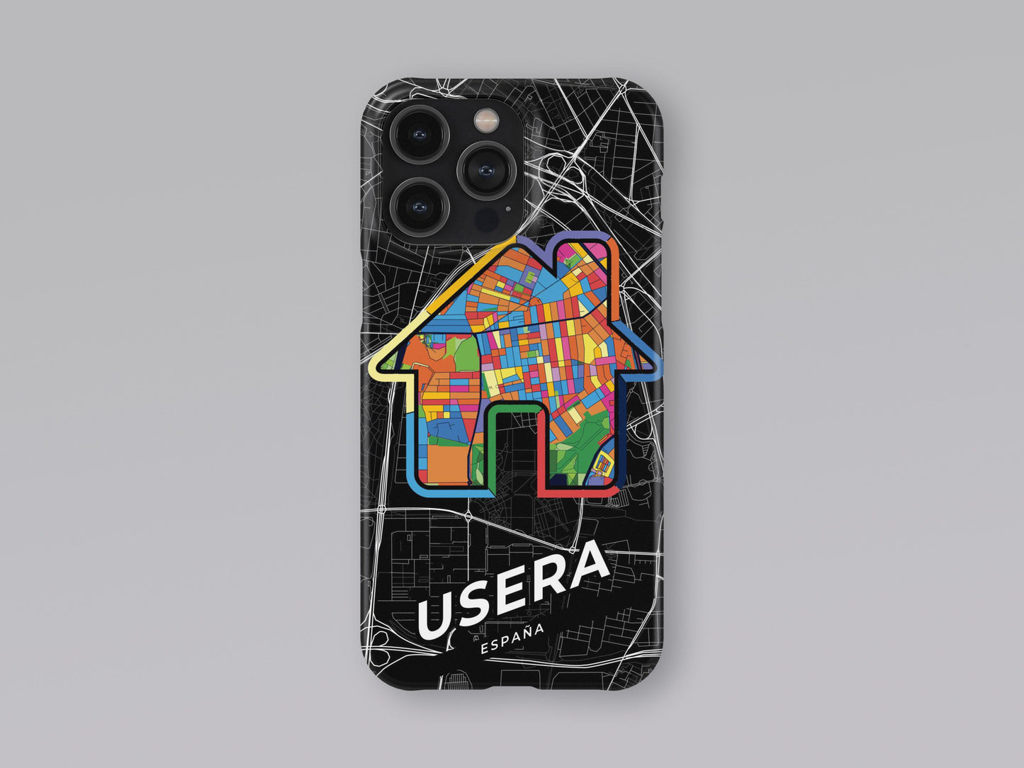 Usera Spain slim phone case with colorful icon 3