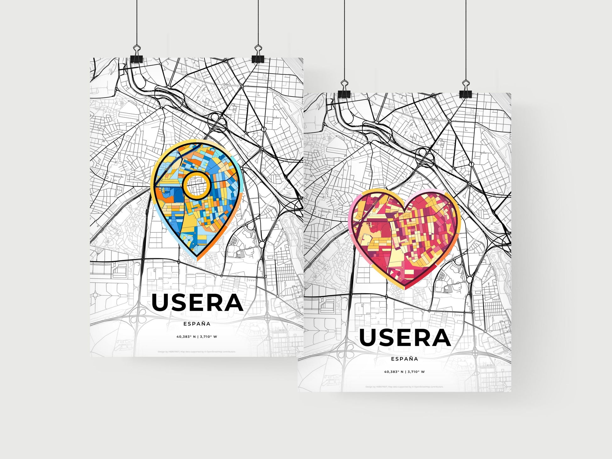 Usera Spain art print for couples