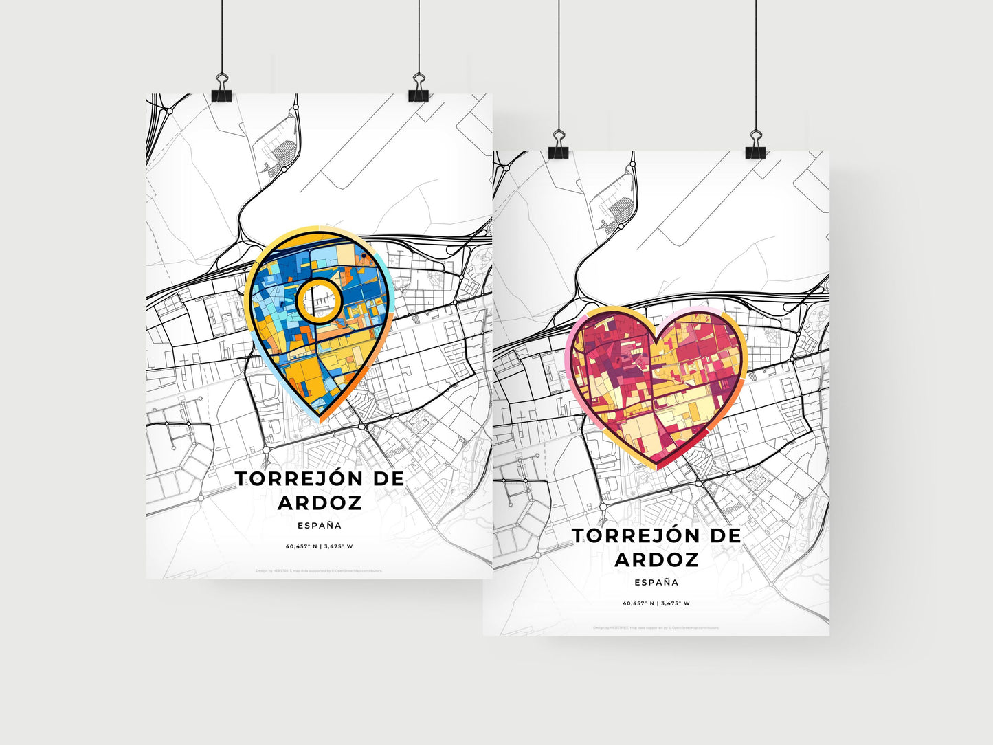 Torrejón De Ardoz Spain art print for couples
