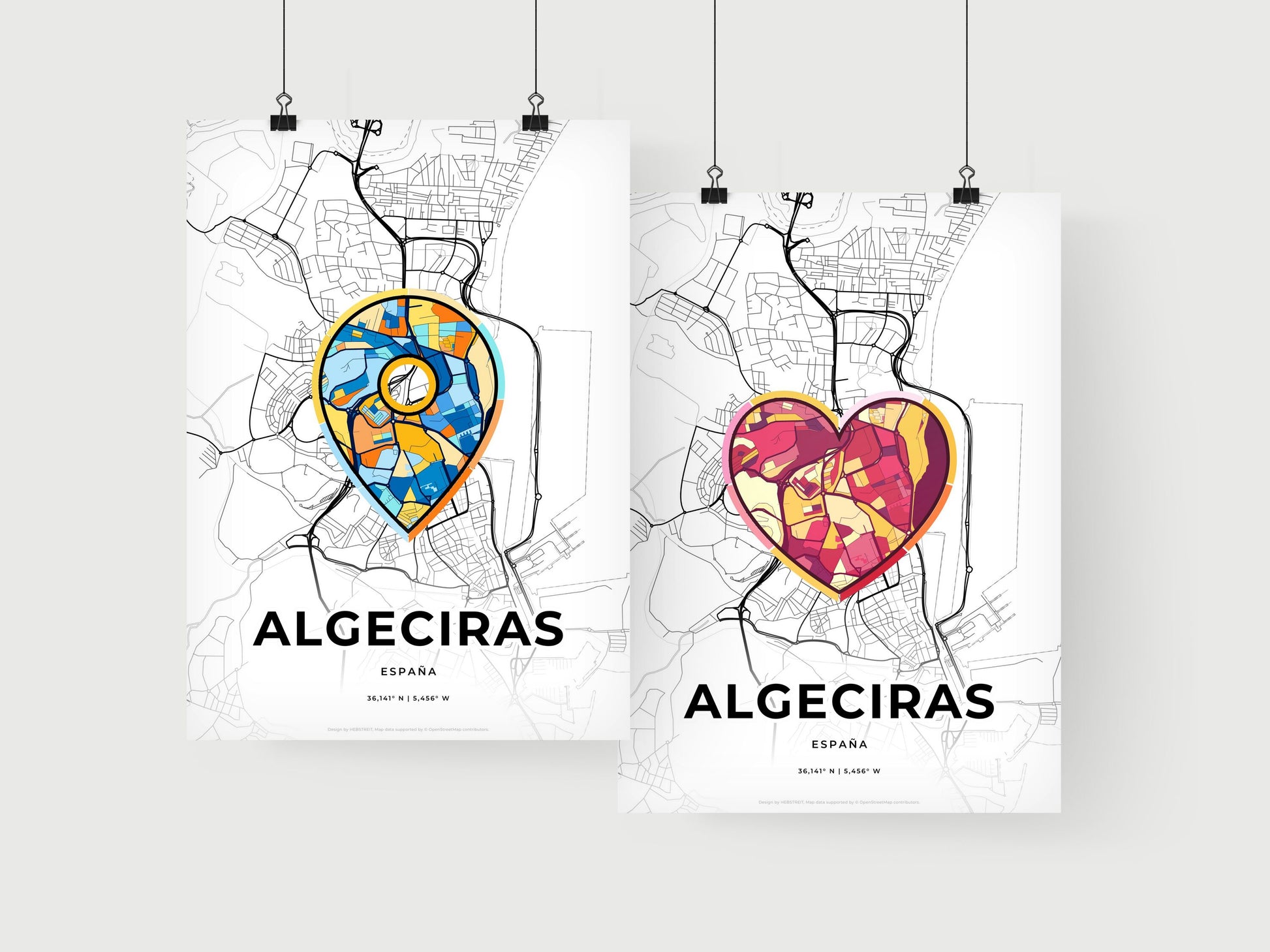 Algeciras Spain art print for couples