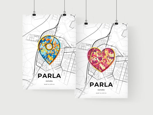 Parla Spain art print for couples