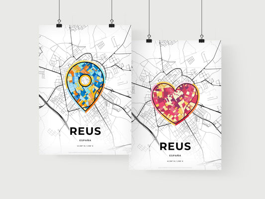 Reus Spain art print for couples