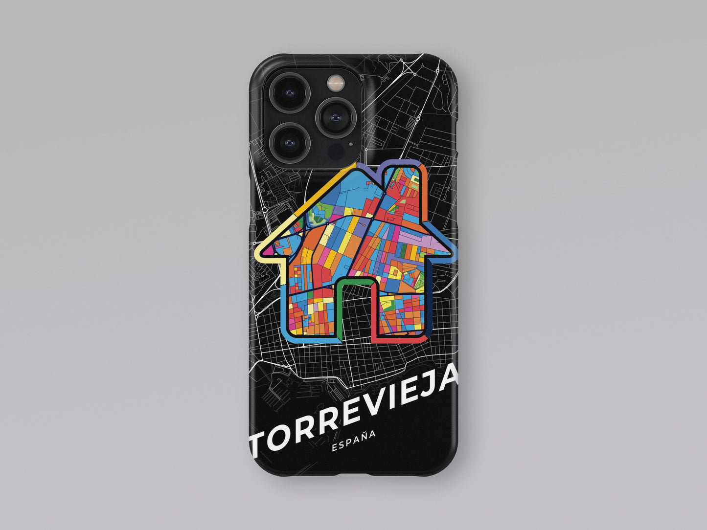 Torrevieja Spain slim phone case with colorful icon 3