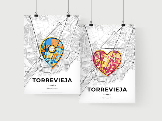 Torrevieja Spain art print for couples