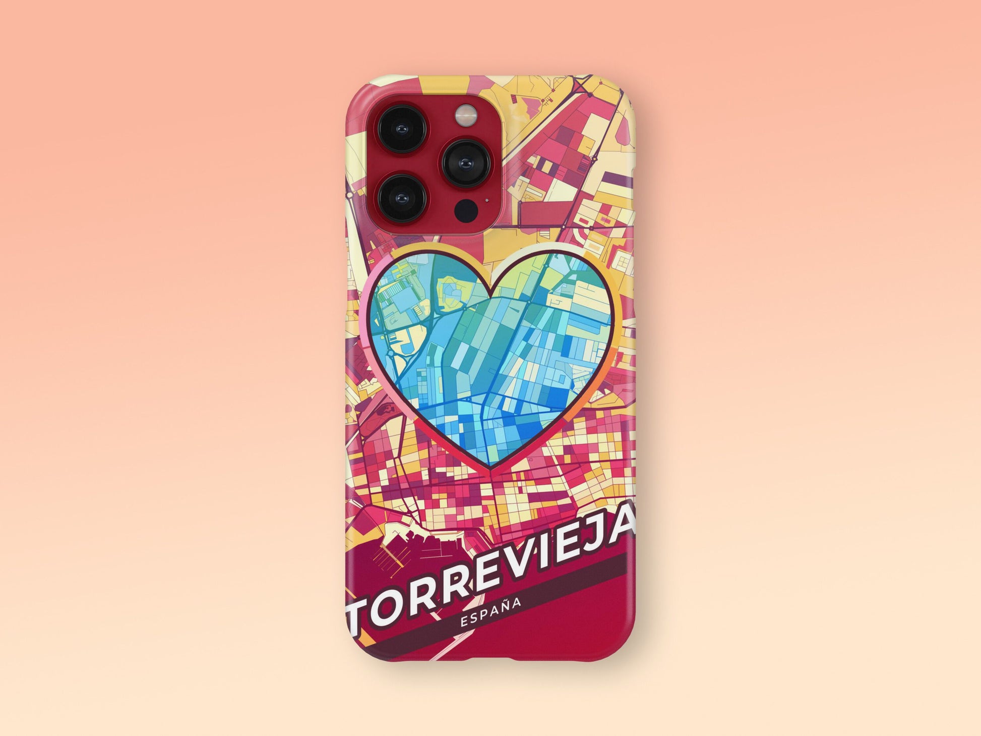 Torrevieja Spain slim phone case with colorful icon 2