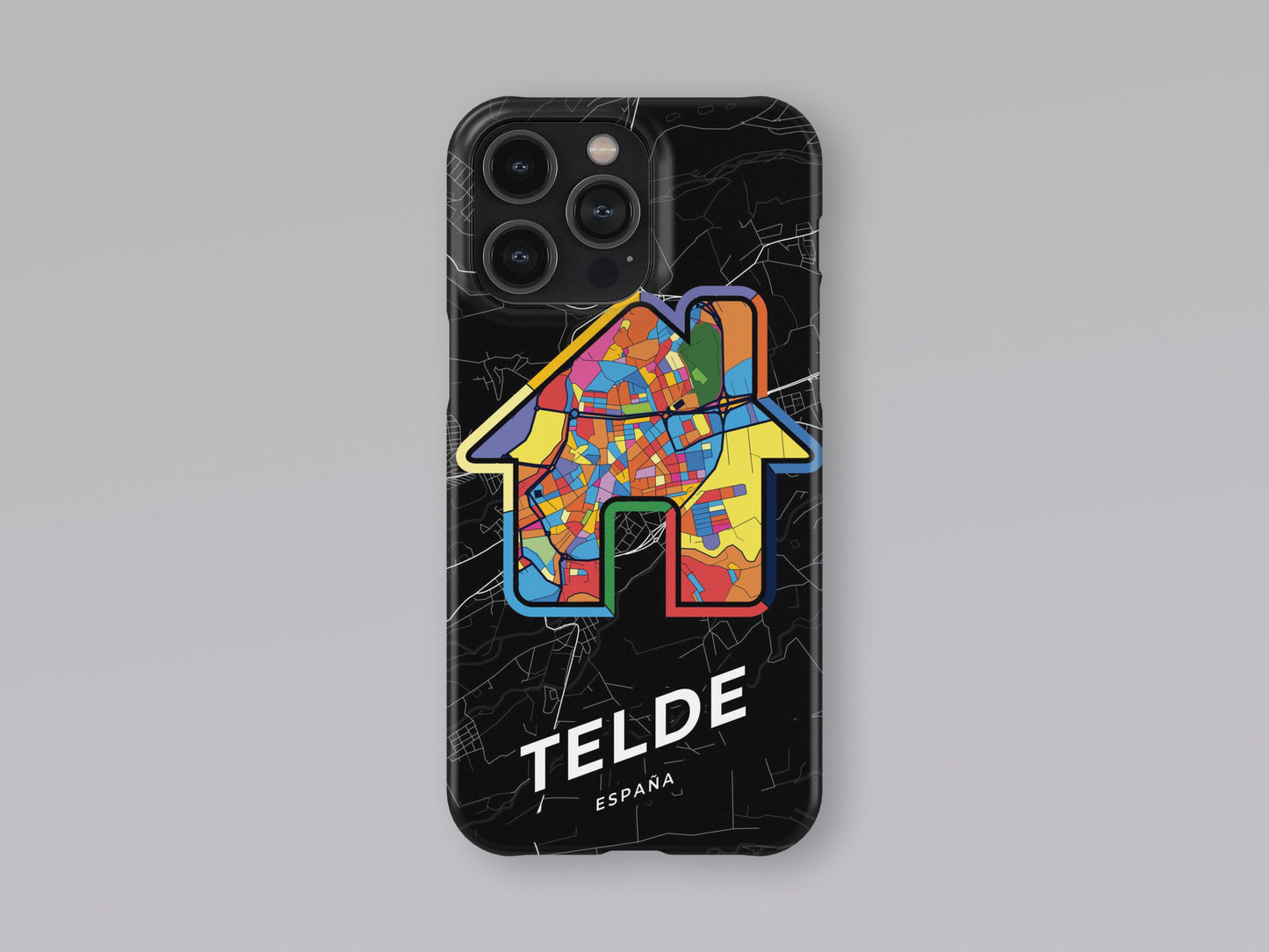 Telde Spain slim phone case with colorful icon 3