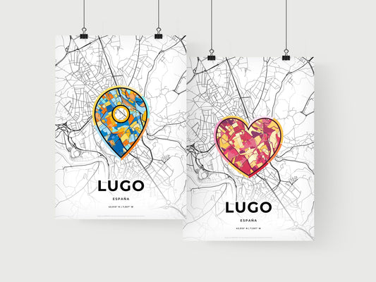 Lugo Spain art print for couples