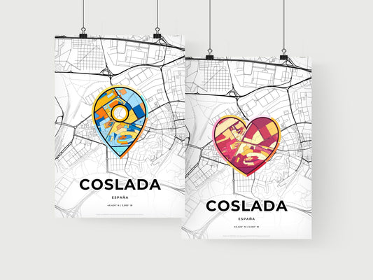 Coslada Spain art print for couples