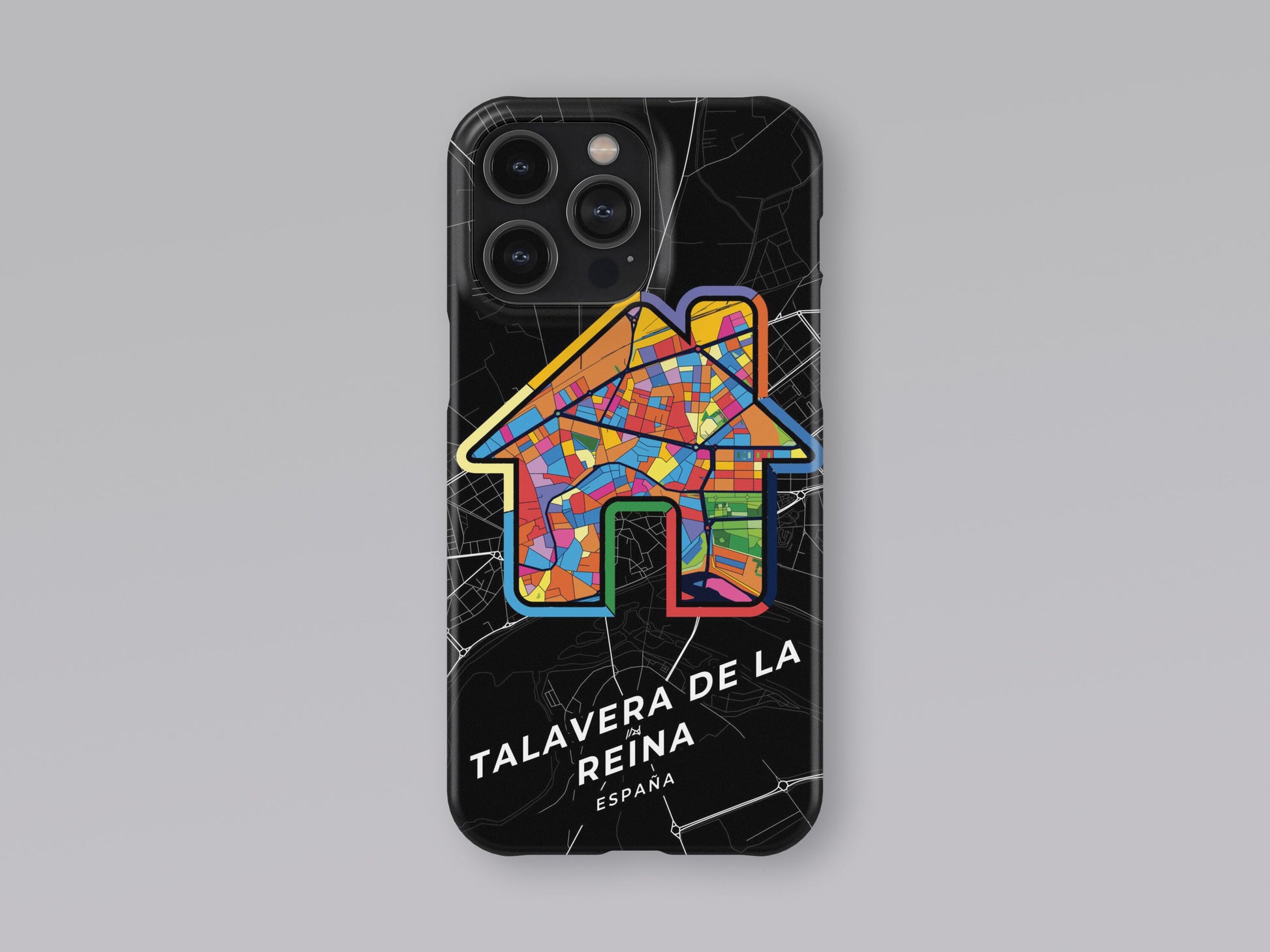 Talavera De La Reina Spain slim phone case with colorful icon 3