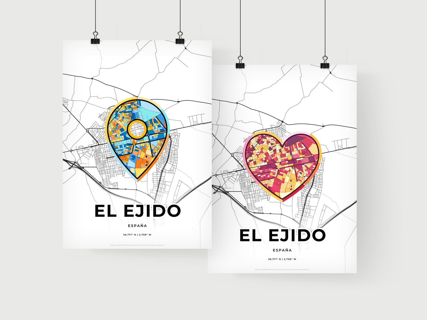 El Ejido Spain art print for couples