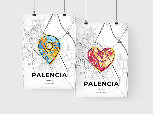 Palencia Spain art print for couples