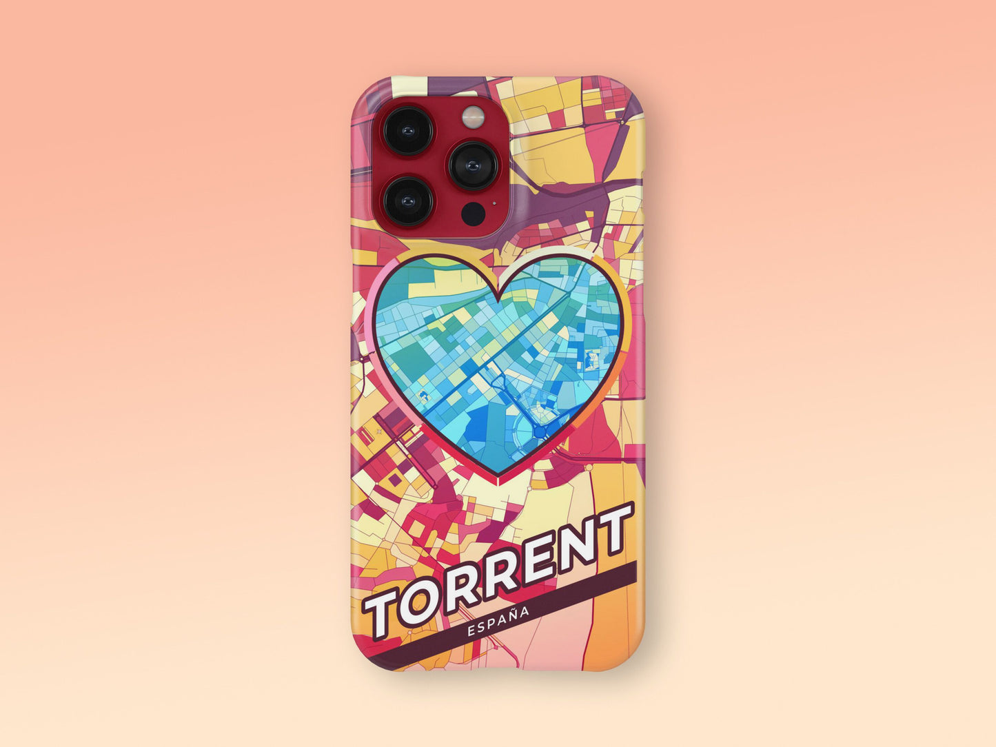 Torrent Spain slim phone case with colorful icon 2