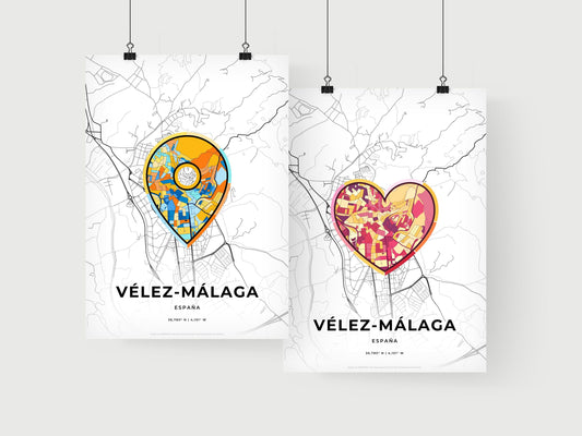 Vélez-Málaga Spain art print for couples