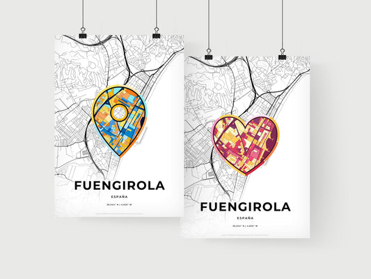 Fuengirola Spain art print for couples