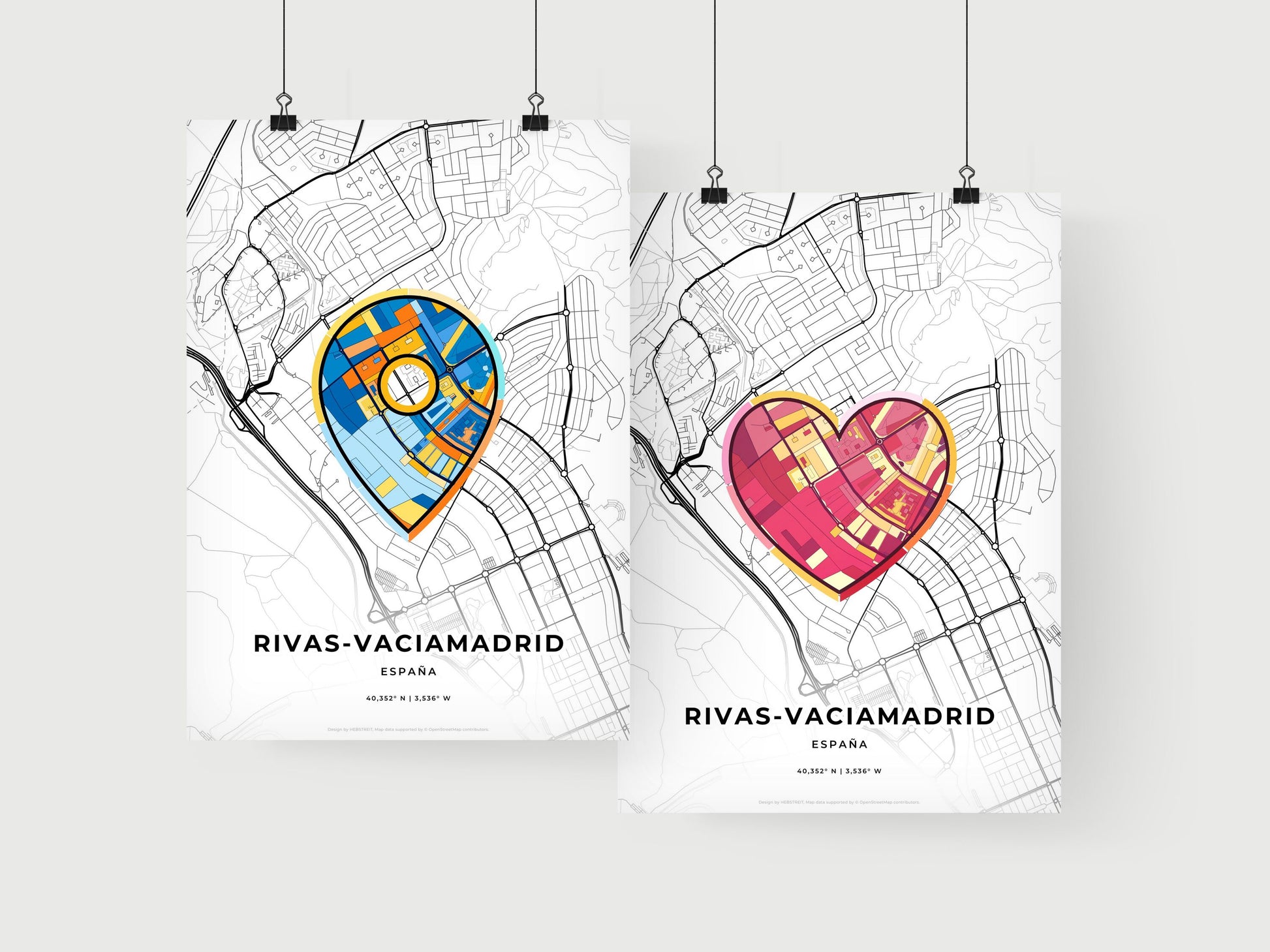 Rivas-Vaciamadrid Spain art print for couples