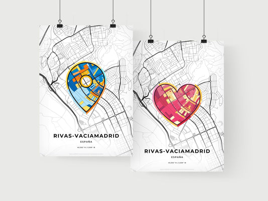 Rivas-Vaciamadrid Spain art print for couples
