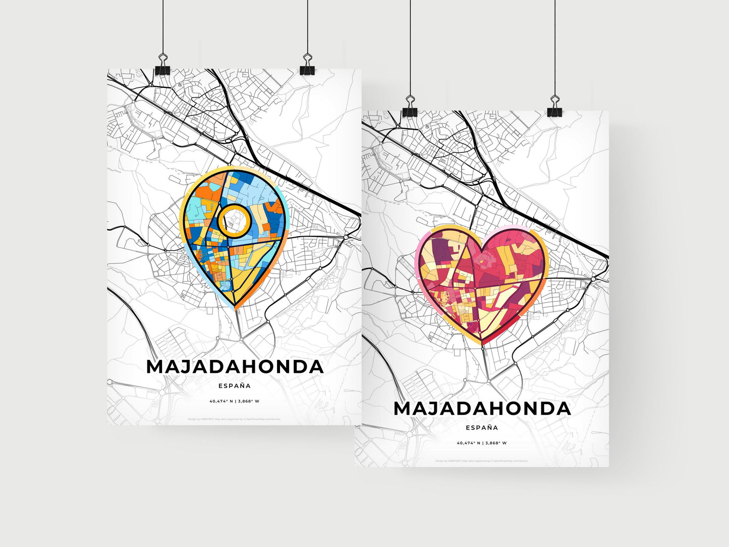 Majadahonda Spain art print for couples