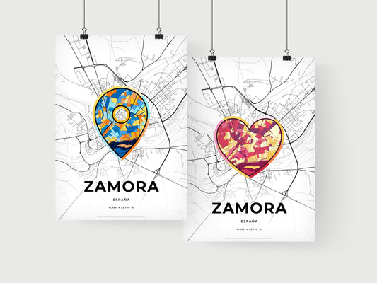 Zamora Spain art print for couples